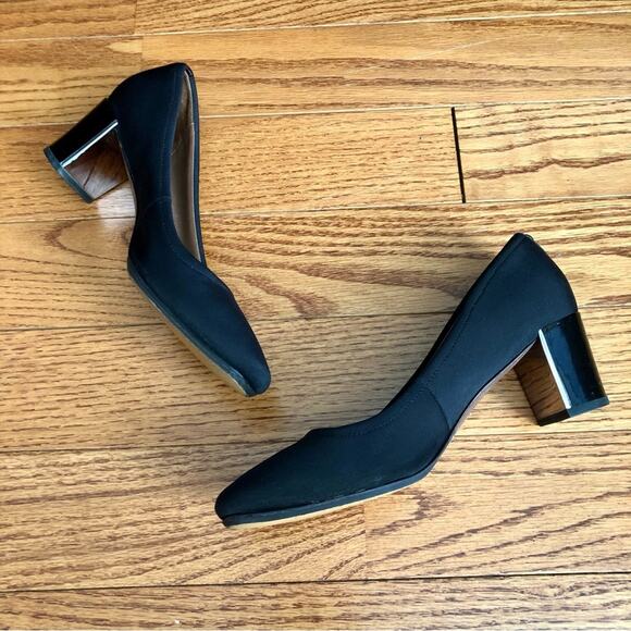 DONALD PLINER Corin Mid Block Heel Black Pump Women’s Size 7 (37.5) - Picture 10 of 10